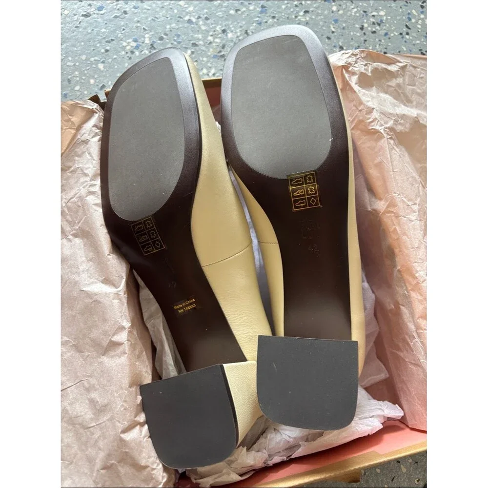 Anthropologie Bibi Lou Velancia Leather Heels